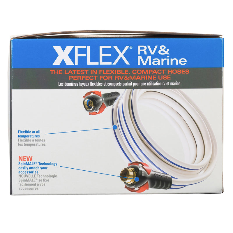 XFlex RV & Marine Flexible Hose in White