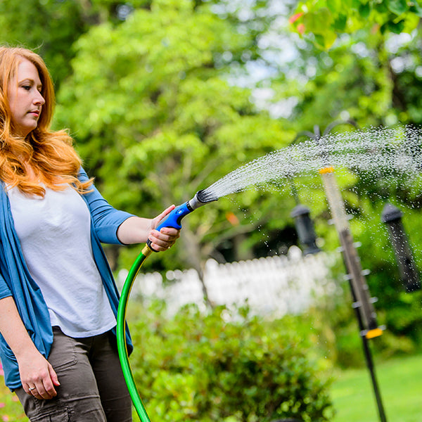 High Pressure Hose Nozzle Heavy Duty | Brass Water Hose Nozzles for Garden  Hoses | Adjustable Function | Fits Standard Hoses, Garden Sprayer, Spray