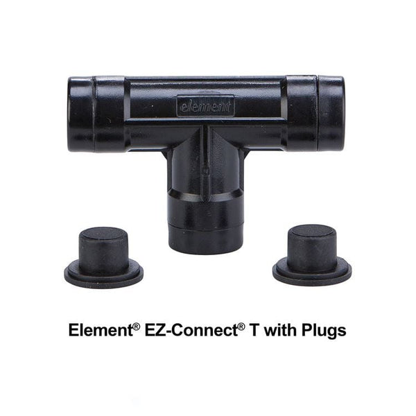 Swan Hose Element EZ Connect T with Plugs - $4.49 Element EZ-Connect Pieces for Soaker Hoses