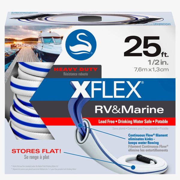 XFlex RV & Marine Kink Resistant Hose for Continuous Flow | Swan