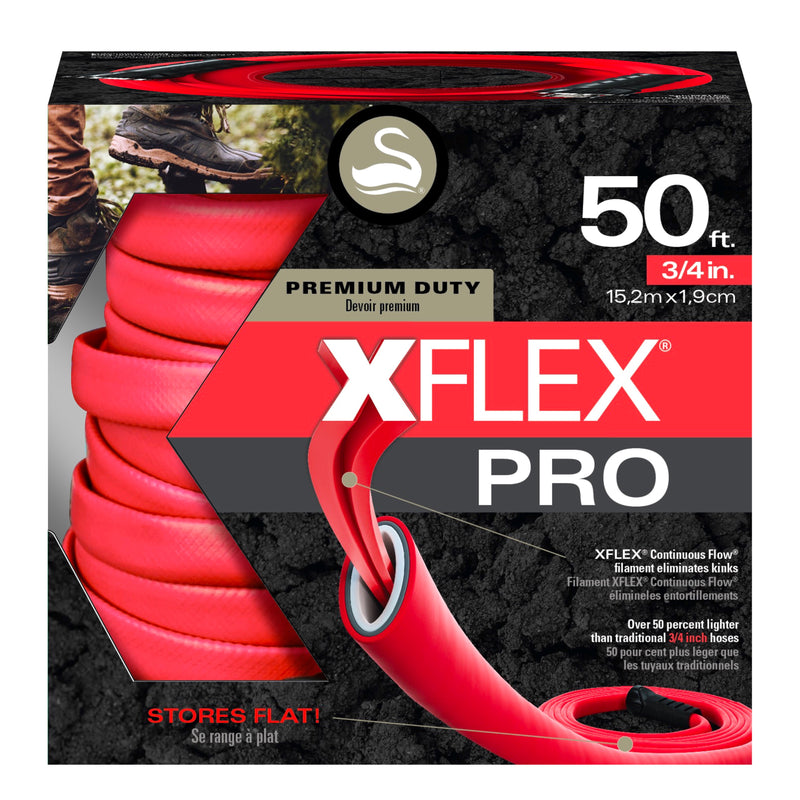 XFlex Pro 50ft Flat Hose in Red