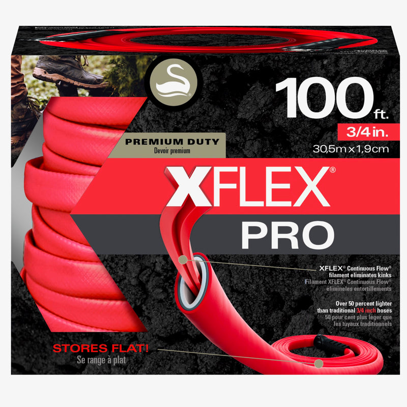 XFlex Pro 100ft Flat Hose in Red